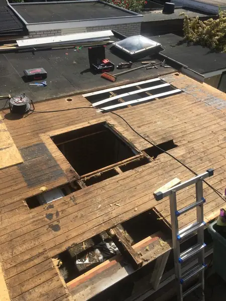 Dakwerk en loodgieterswerk project Domstad Dakwerken 2