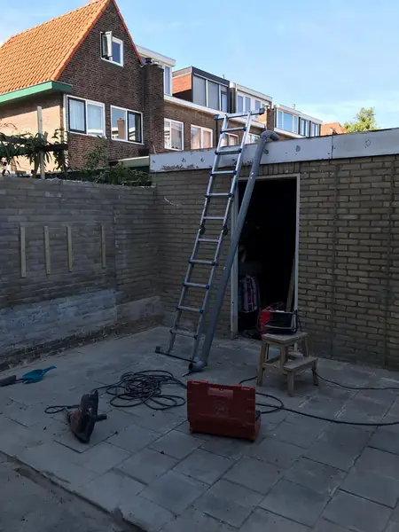 Dakwerk en loodgieterswerk project Domstad Dakwerken 98